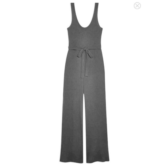 NWT Topshop Ribbed Slouch Sleeveless Jumpsuit - Picture 4 of 4